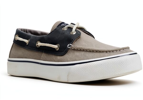 Sperry Herren Bahama II Sneaker Bootsschuh Grau Größe 45-1